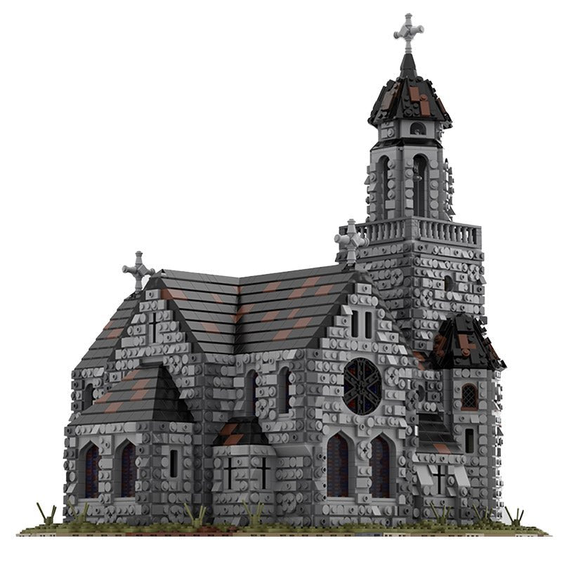 Brick MOC Medieval Cathedral | 6675pcs - Brick Car Merchant