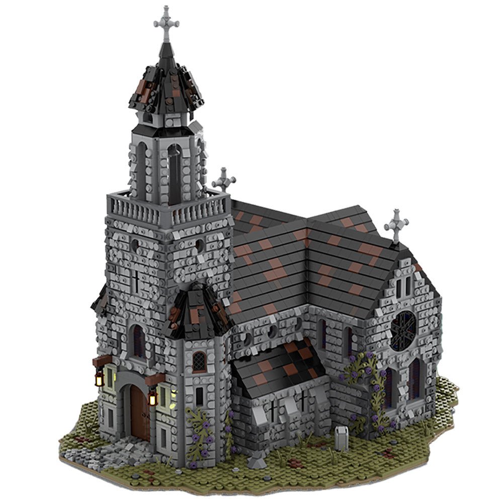 Brick MOC Medieval Cathedral | 6675pcs - Brick Car Merchant