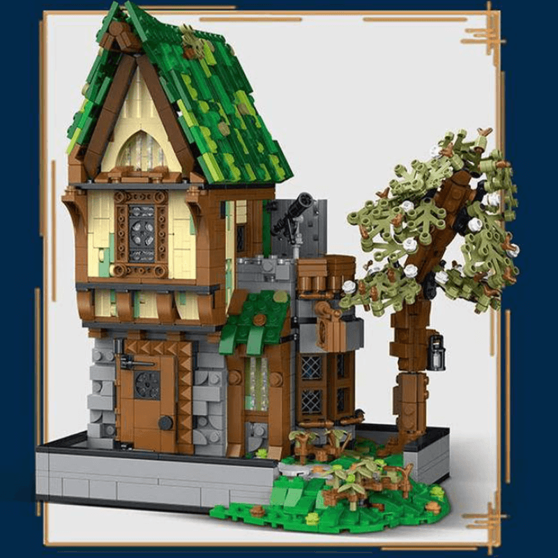 Brick MOC Medieval Tavern | 1871pcs - Brick Car Merchant