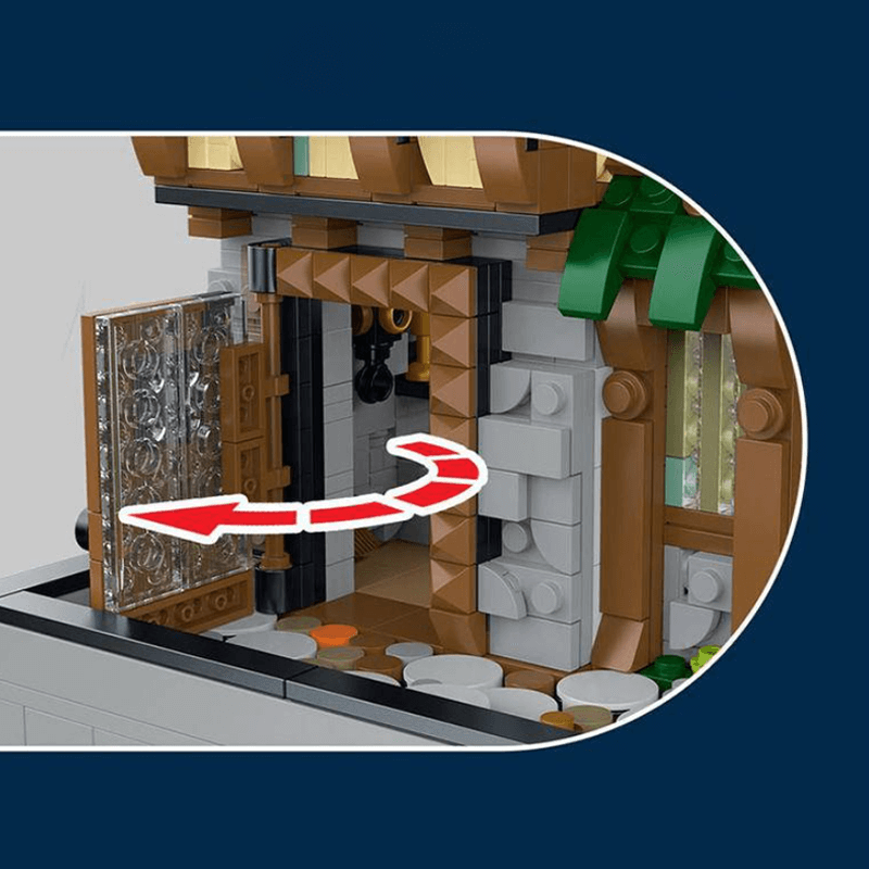 Brick MOC Medieval Tavern | 1871pcs - Brick Car Merchant