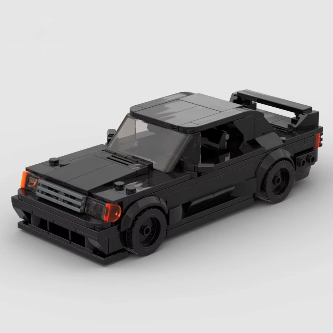 Brick MOC Mercedes-Benz 190E EVO II - Brick Car Merchant