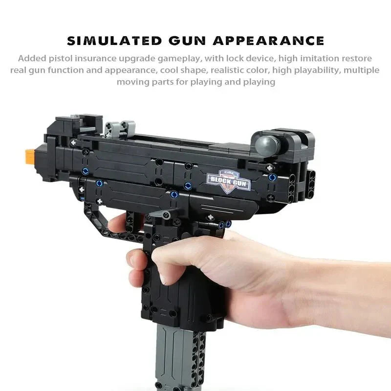 Brick MOC Military UZI SMG | 359pcs - Brick Car Merchant