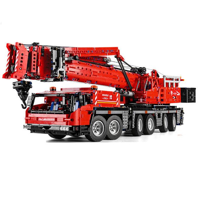 LEGO MOC RC Mobile Crane Truck | 4460pcs - Brick Car Merchant
