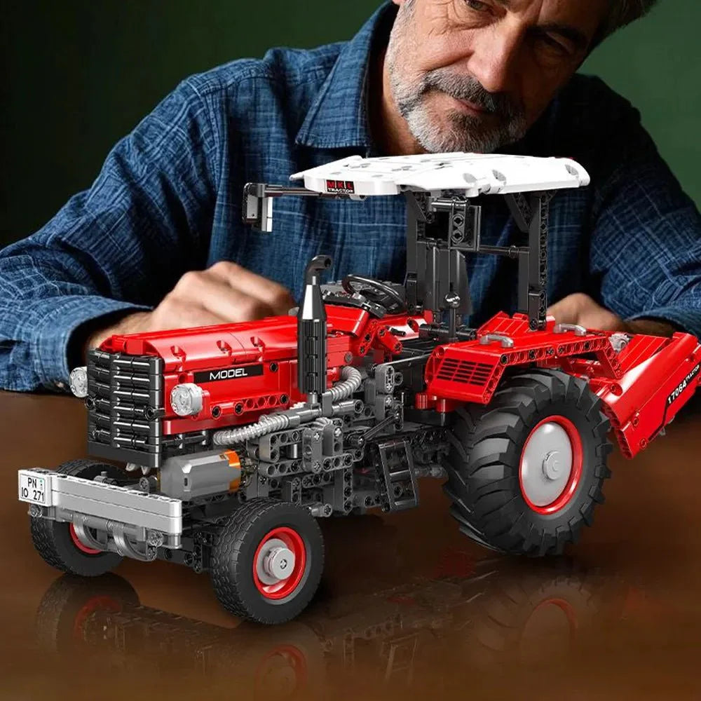 LEGO MOC Modern Farm Tractor | 1857pcs - Brick Car Merchant