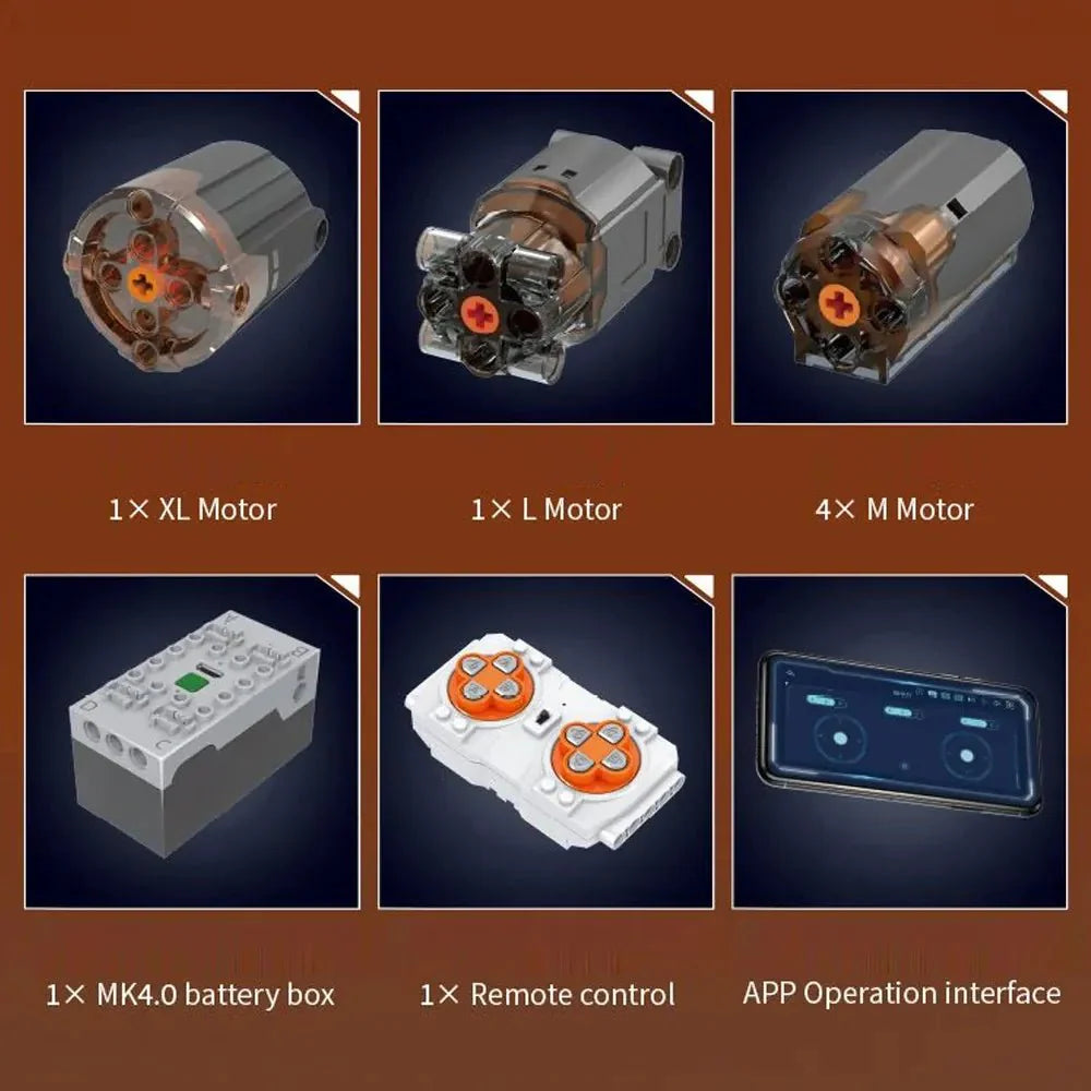 LEGO MOC Modern Farm Tractor | 1857pcs - Brick Car Merchant