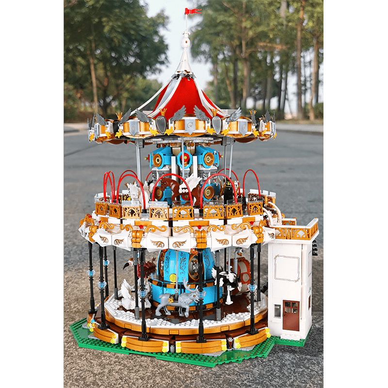 Brick MOC Motorised Merry Go Round | 5085pcs - Brick Car Merchant
