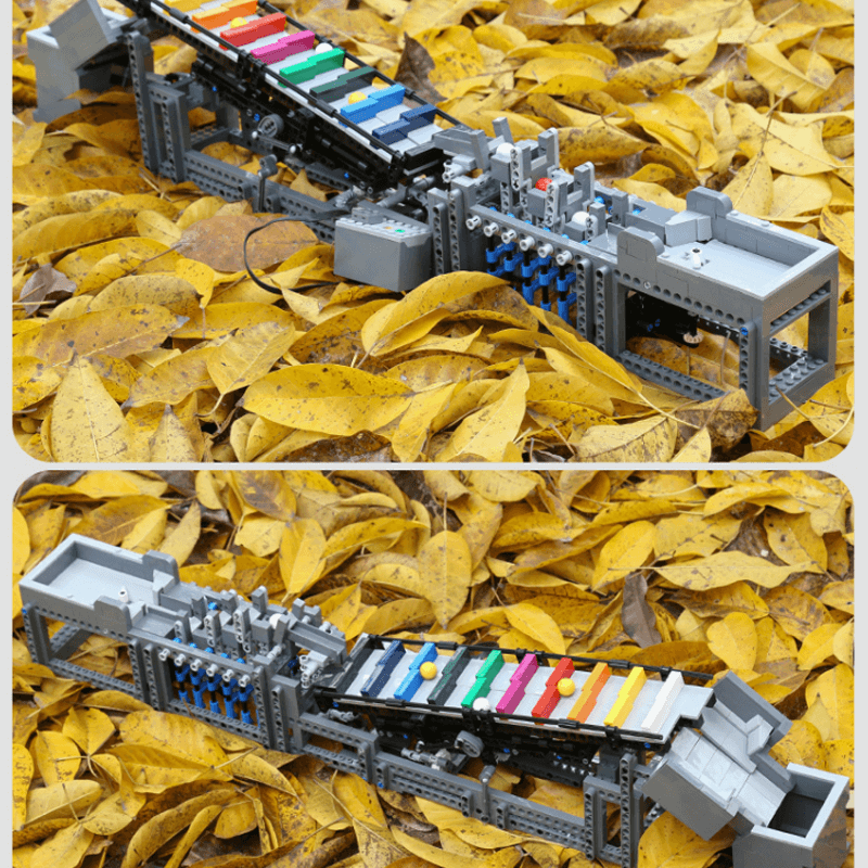 Brick MOC Motorised Rainbow Ladder GBC | 1280pcs - Brick Car Merchant