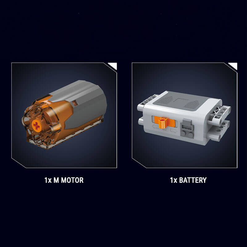 LEGO MOC Motorised Turbine Engine | 2255pcs - Brick Car Merchant