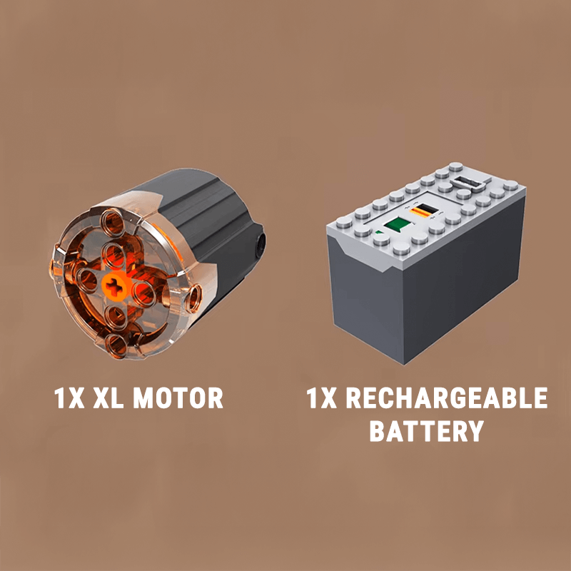 LEGO MOC Motorized Flat-6 Boxer Engine | 608pcs - Brick Car Merchant