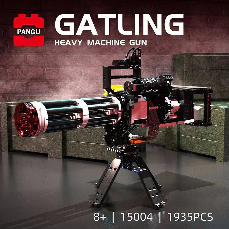 Brick MOC Motorized Gatling Heavy Machine | 1935pcs - Brick Car Merchant