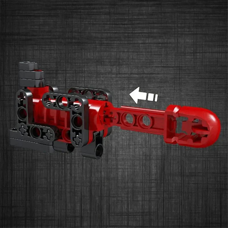 Brick MOC Motorized Grenade Launcher | 1333pcs - Brick Car Merchant