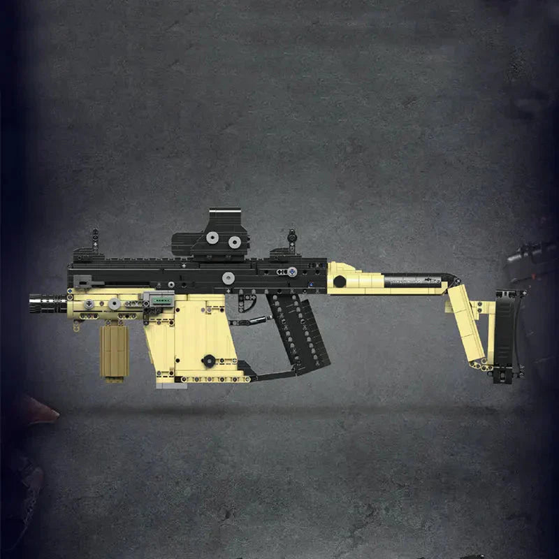 Brick MOC Motorized KRISS Vector SMG - Brick Car Merchant