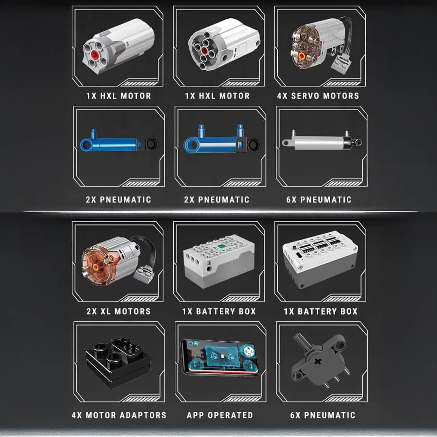 LEGO MOC Motorized Pneumatic Claw Excavator | 4194pcs - Brick Car Merchant