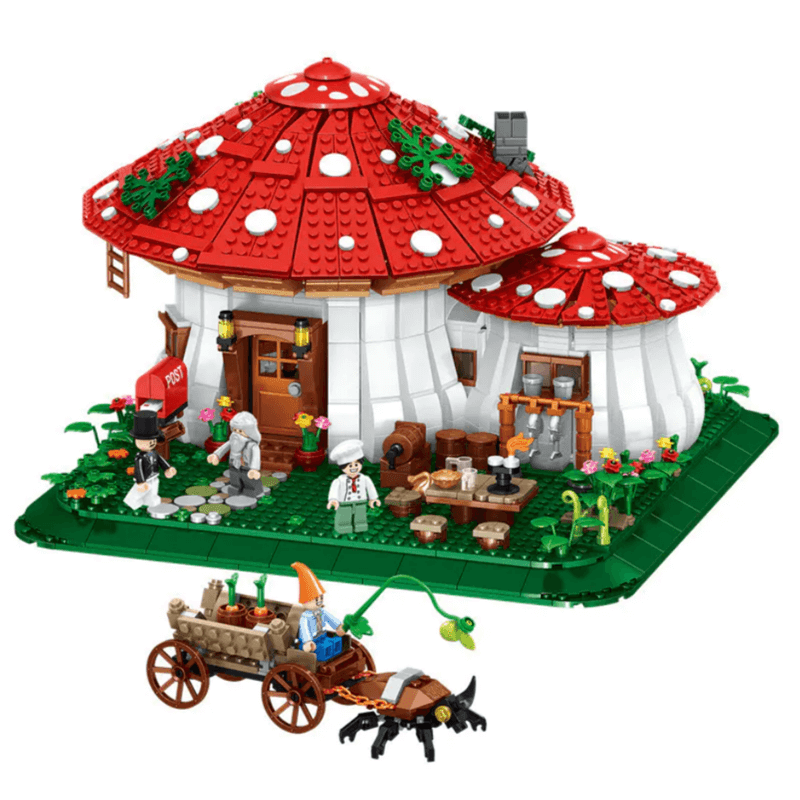 Brick MOC Mushroom House | 2232pcs - Brick Car Merchant