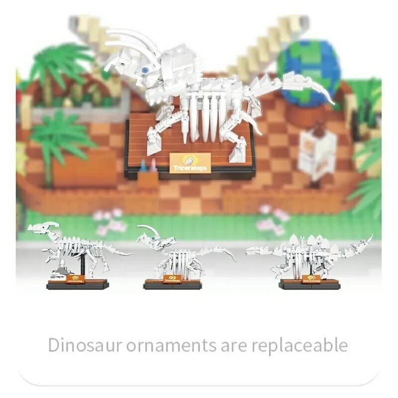 Brick MOC Natural History Dino Museum | 2788pcs - Brick Car Merchant