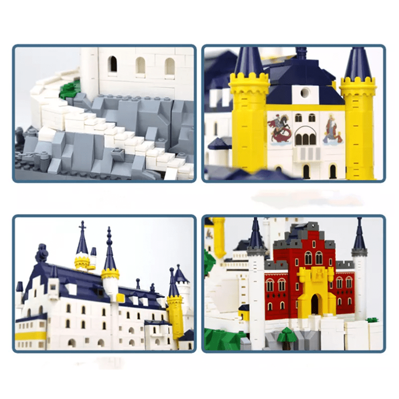 Brick MOC Neuschwanstein Castle | 1969pcs - Brick Car Merchant