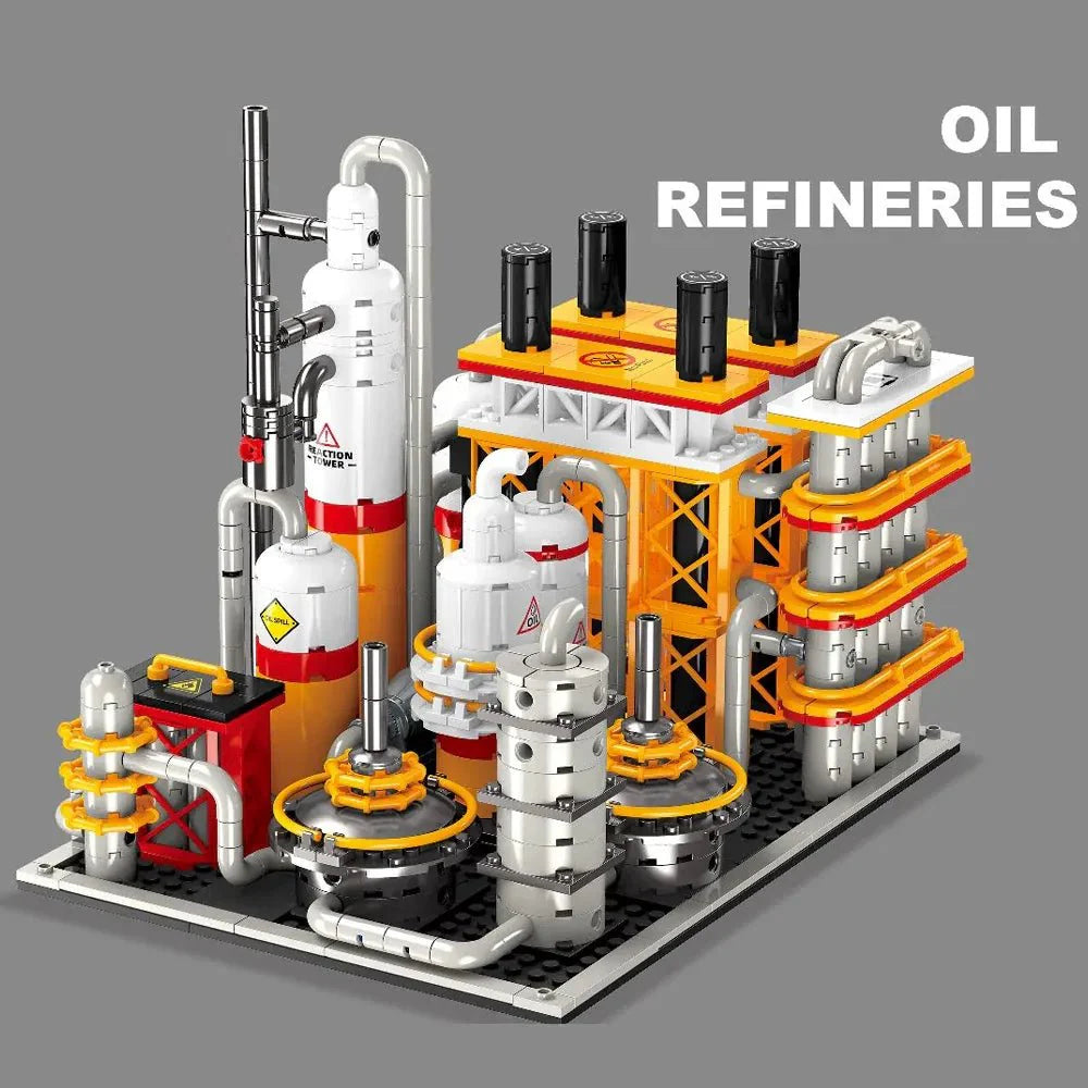 Brick MOC Offshore Oil Platform | 666pcs - Brick Car Merchant