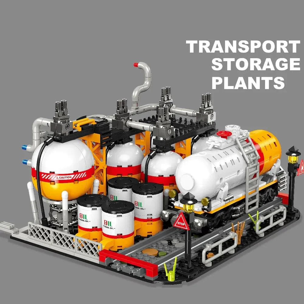 Brick MOC Offshore Oil Platform | 666pcs - Brick Car Merchant