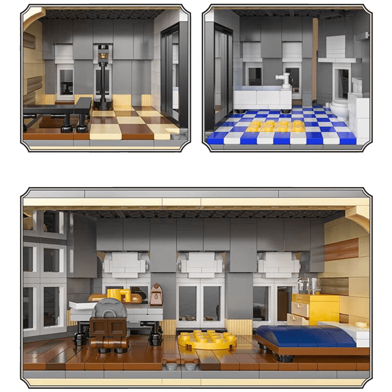 Brick MOC Parisian Street Architecture | 3229pcs - Brick Car Merchant