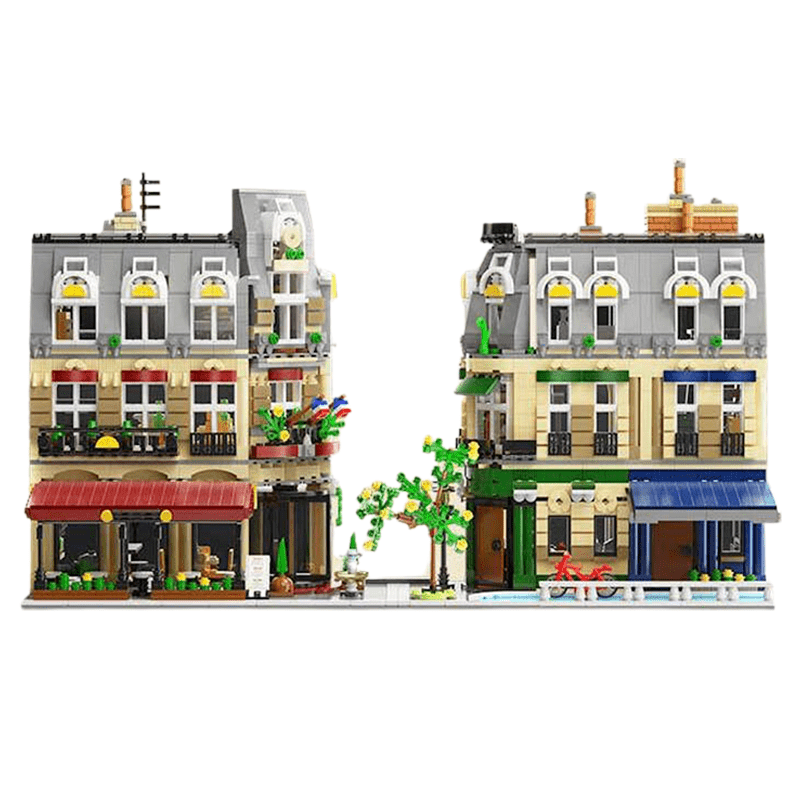 Brick MOC Parisian Street Architecture | 3229pcs - Brick Car Merchant