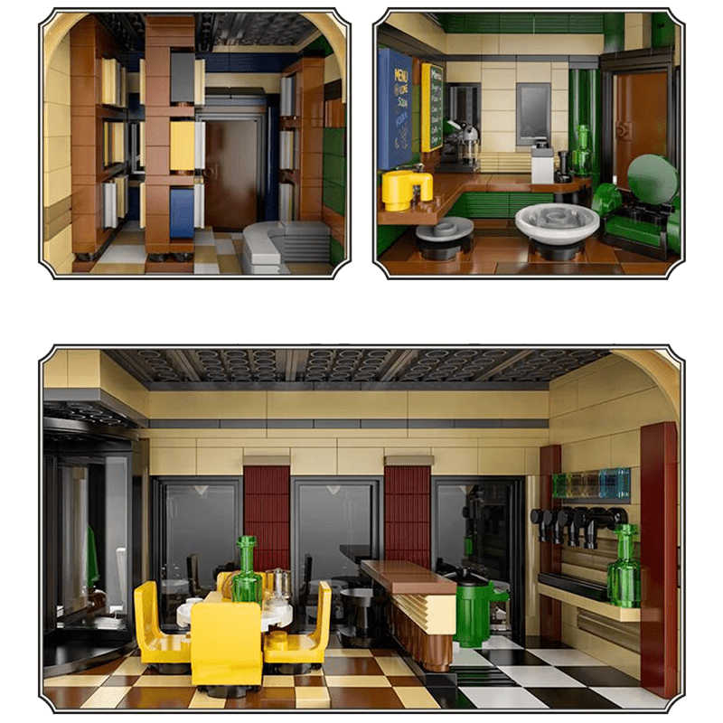 Brick MOC Parisian Street Architecture | 3229pcs - Brick Car Merchant