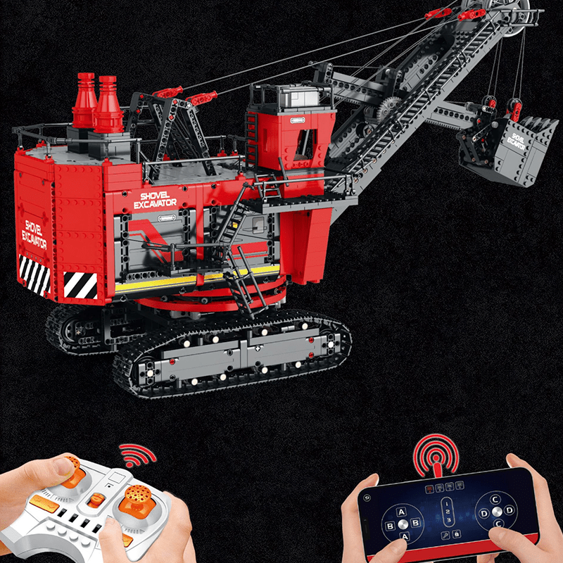 LEGO MOC Heavy Power Shovel Excavator | 2968pcs - Brick Car Merchant