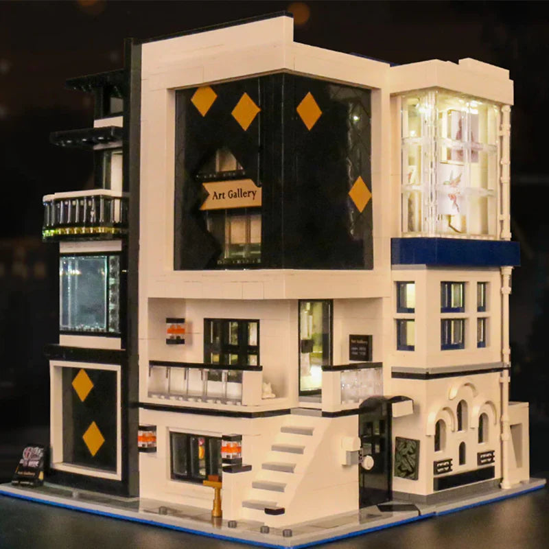 Brick MOC Panoramic Art Gallery | 3535pcs - Brick Car Merchant