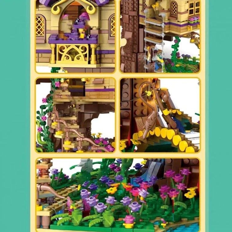 Brick MOC Tree House | 2241pcs - Brick Car Merchant
