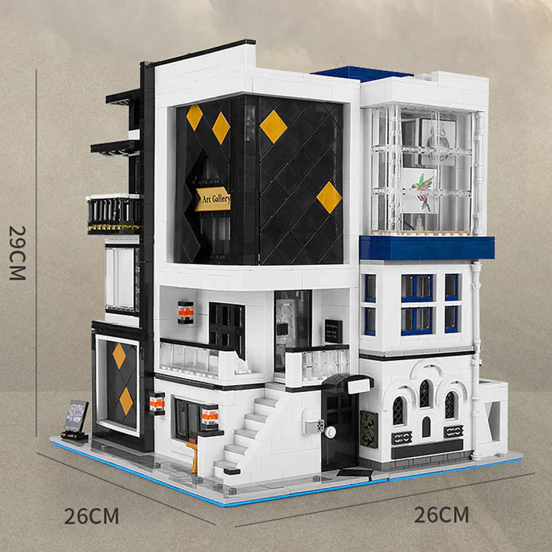 Brick MOC Panoramic Art Gallery | 3535pcs - Brick Car Merchant