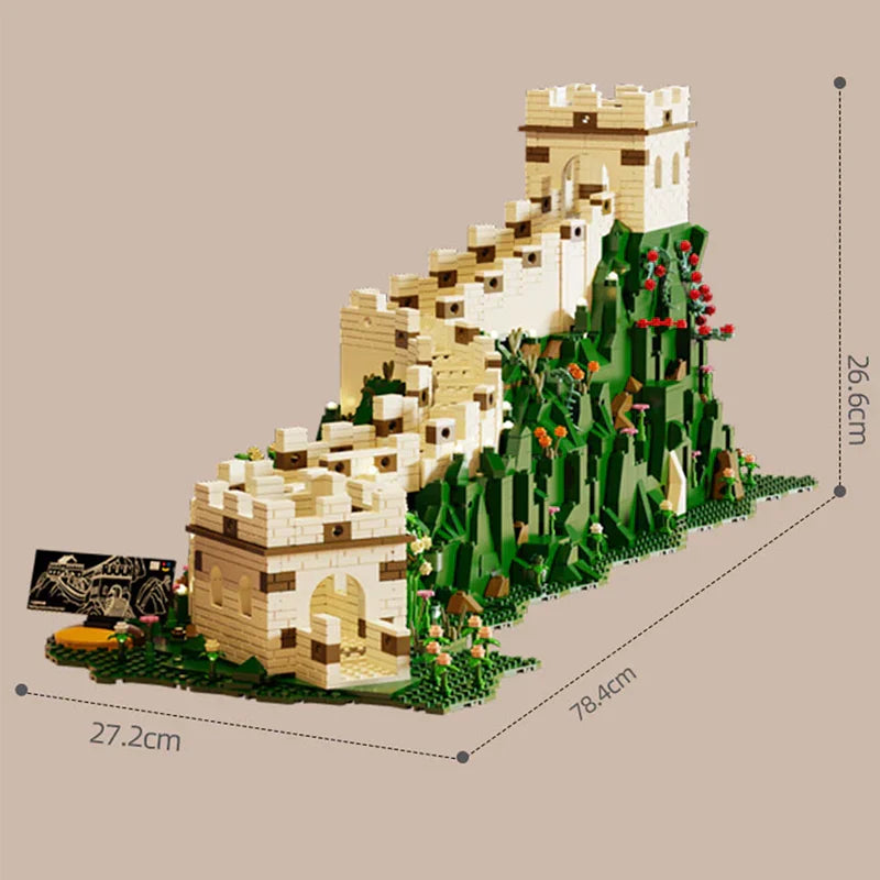 Brick MOC Collector's Edition Great Wall of China | 2265pcs - Brick Car Merchant
