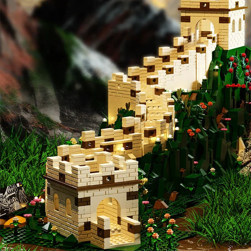 Brick MOC Collector's Edition Great Wall of China | 2265pcs - Brick Car Merchant