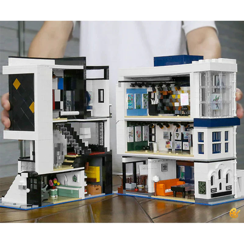 Brick MOC Panoramic Art Gallery | 3535pcs - Brick Car Merchant