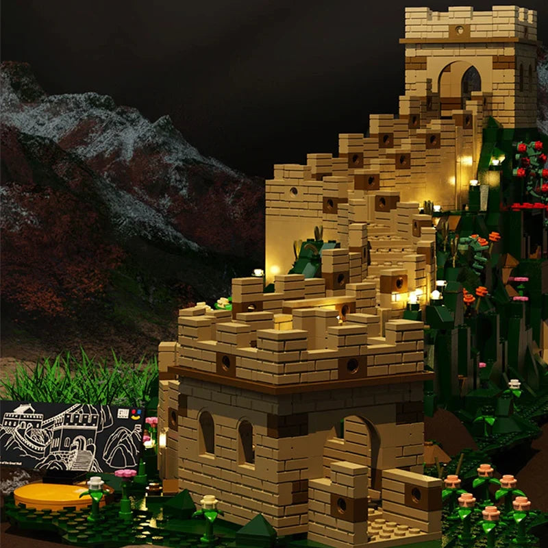 Brick MOC Collector's Edition Great Wall of China | 2265pcs - Brick Car Merchant