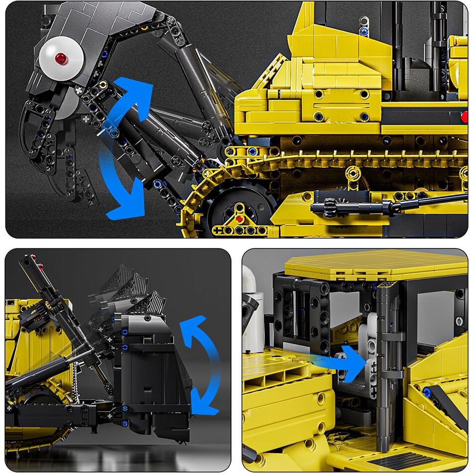 LEGO MOC RC Heavy-Duty Excavator | 3934pcs - Brick Car Merchant