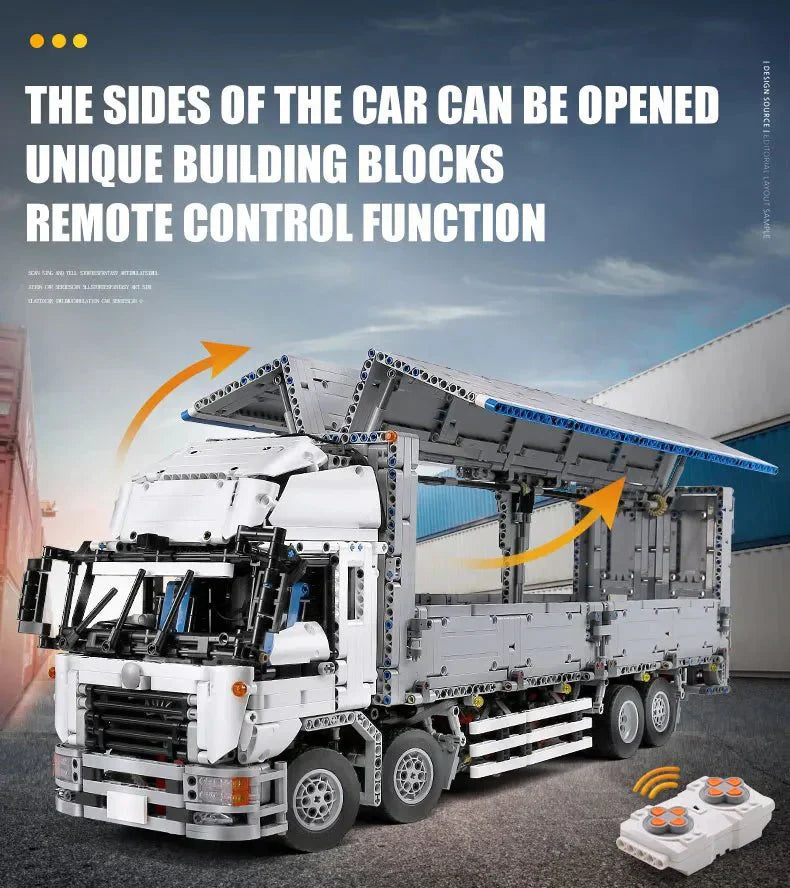 LEGO MOC RC Wing-Body Cargo Truck | 4166pcs - Brick Car Merchant