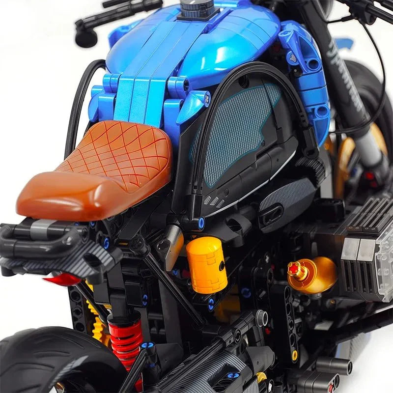 LEGO MOC Retro Cafe Racer 1000 | 1591pcs - Brick Car Merchant