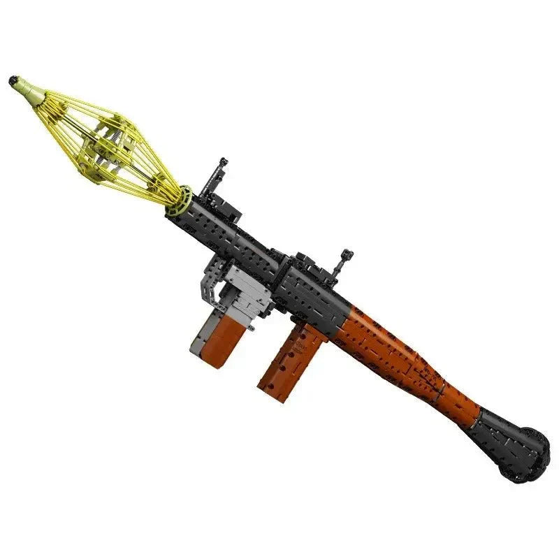 Brick MOC RPG Rocket Grenade launcher | 1706pcs - Brick Car Merchant
