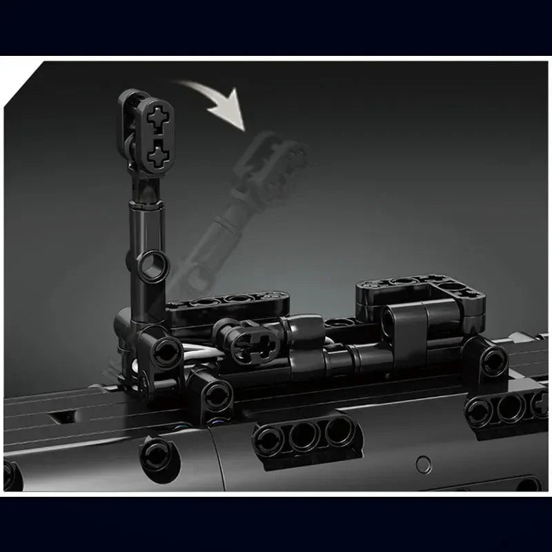 Brick MOC RPG Rocket Grenade launcher | 1706pcs - Brick Car Merchant