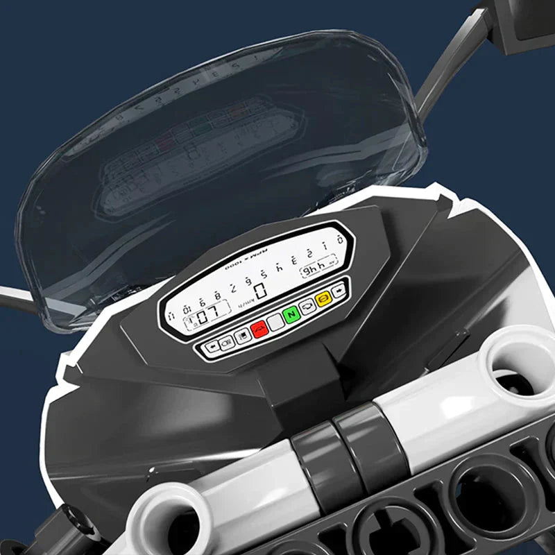 Brick MOC Superbike 1000 Street Racer | 827pcs - Brick Car Merchant