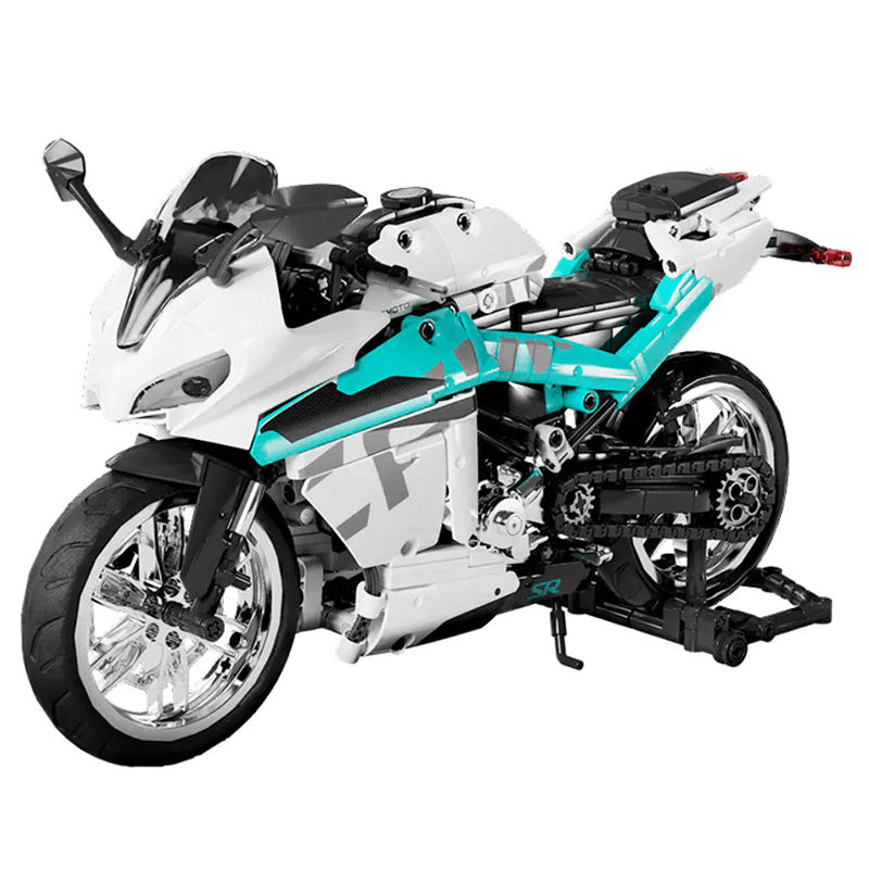 Brick MOC Superbike 1000 Street Racer | 827pcs - Brick Car Merchant