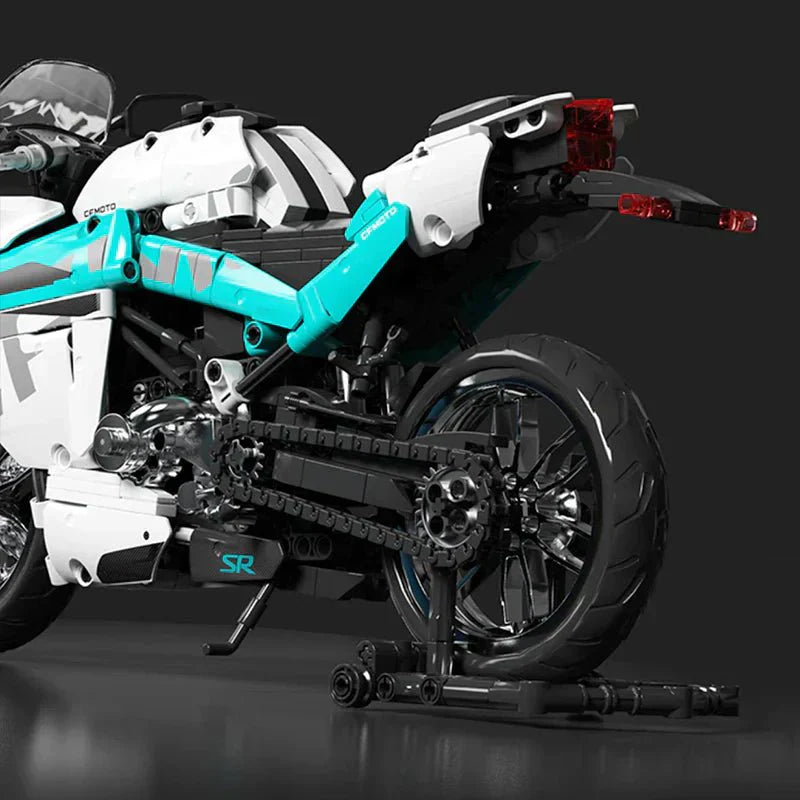 Brick MOC Superbike 1000 Street Racer | 827pcs - Brick Car Merchant