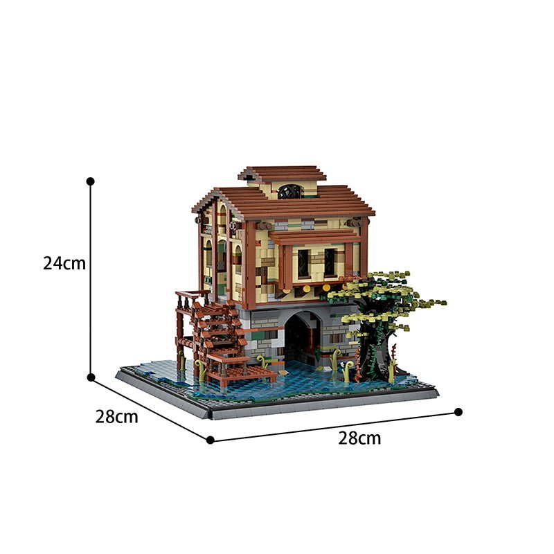 Brick MOC Swamp Hideout | 2582pcs - Brick Car Merchant
