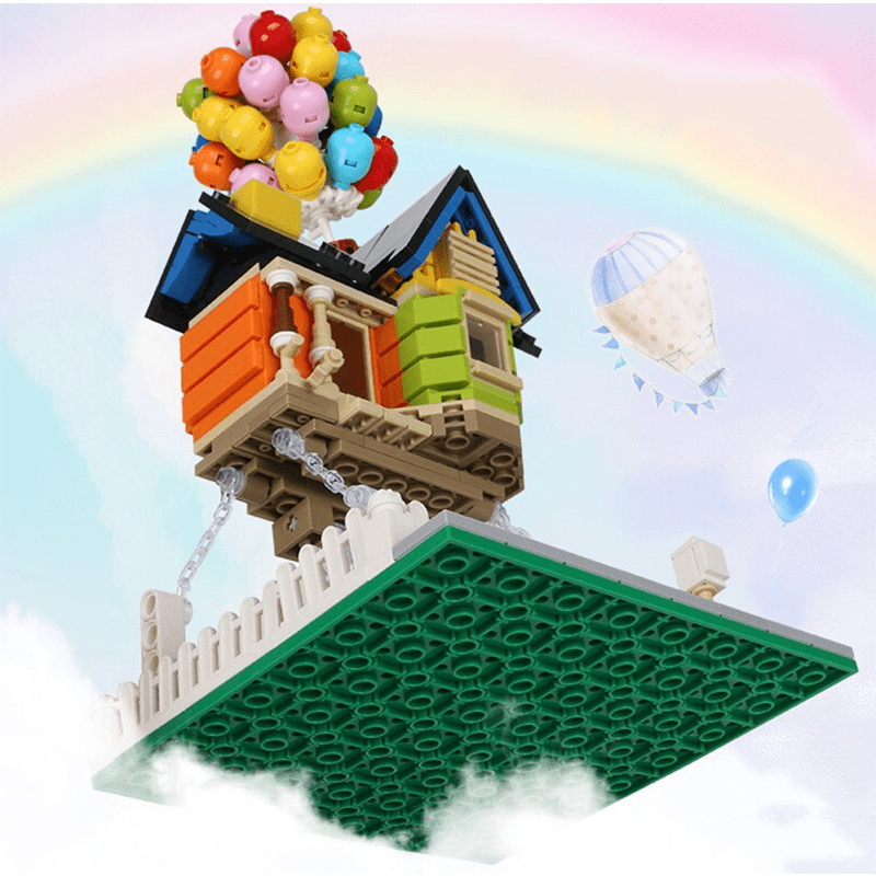 Brick MOC The "Balloon House" | 554pcs - Brick Car Merchant
