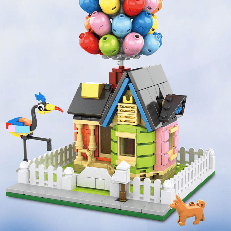 Brick MOC The "Balloon House" | 554pcs - Brick Car Merchant