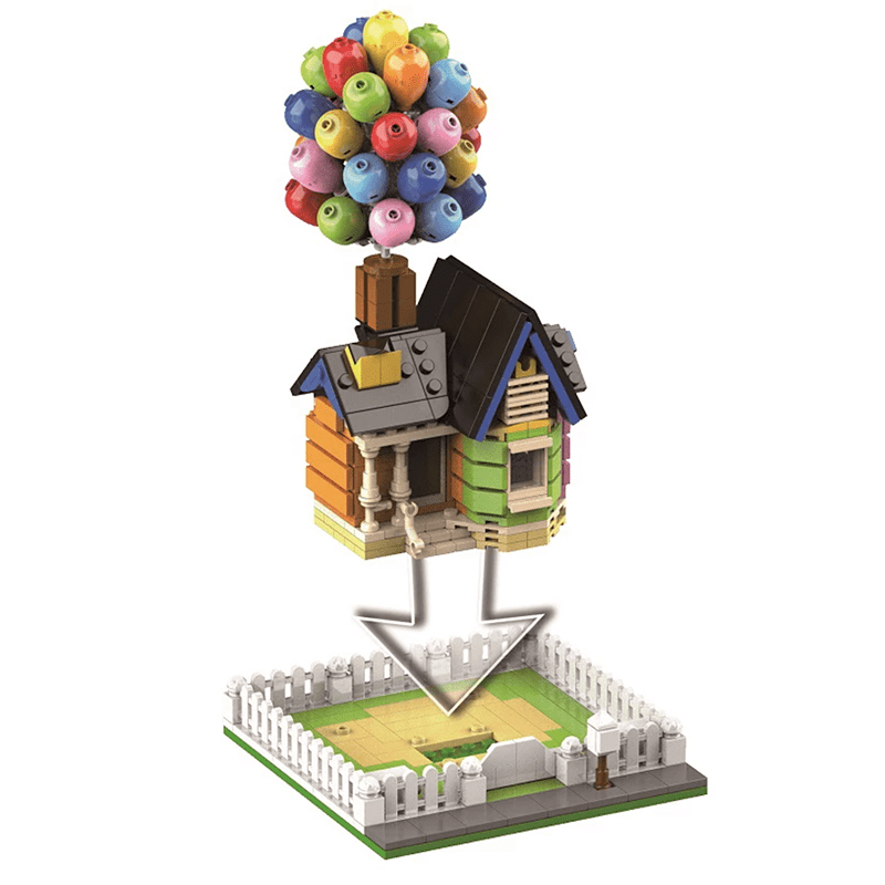 Brick MOC The "Balloon House" | 554pcs - Brick Car Merchant