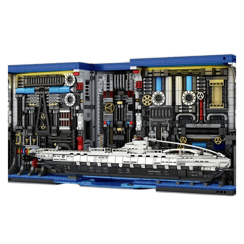 Brick MOC The Submarine Factory | 3465pcs - Brick Car Merchant