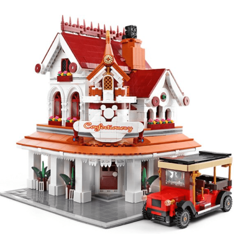 Brick MOC The Sweet Shop | 2615pcs - Brick Car Merchant