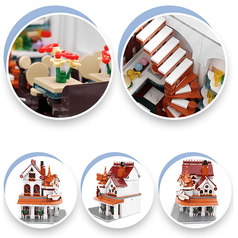 Brick MOC The Sweet Shop | 2615pcs - Brick Car Merchant