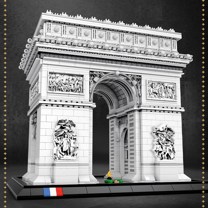 Brick MOC Arc de Triomphe | 3717pcs - Brick Car Merchant