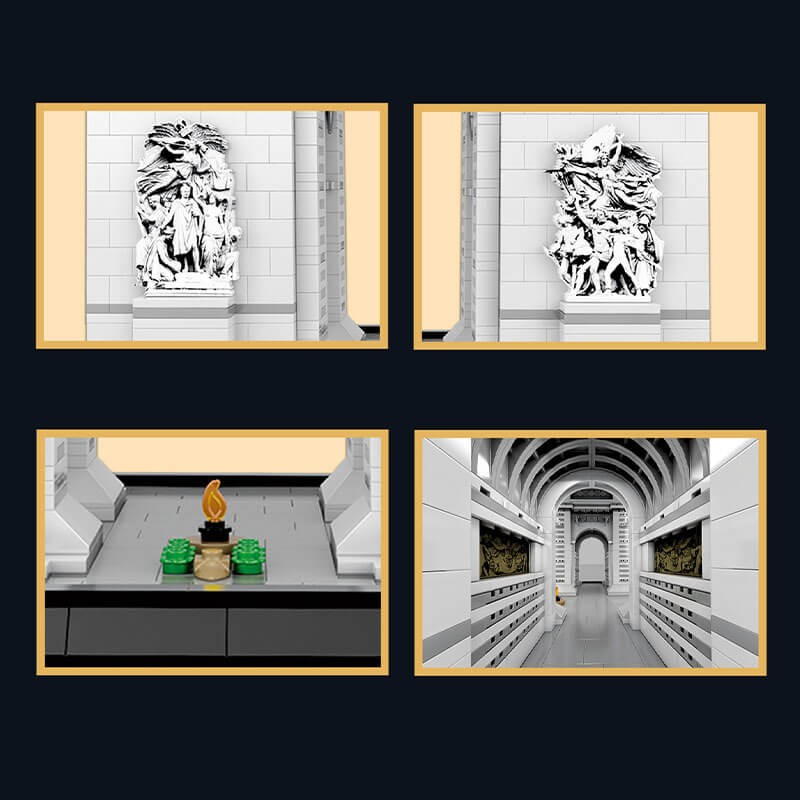Brick MOC Arc de Triomphe | 3717pcs - Brick Car Merchant